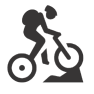 icon mountain biking