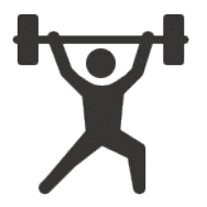 icon weight lifting