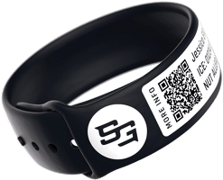 Sports Guardian wristband 3D black