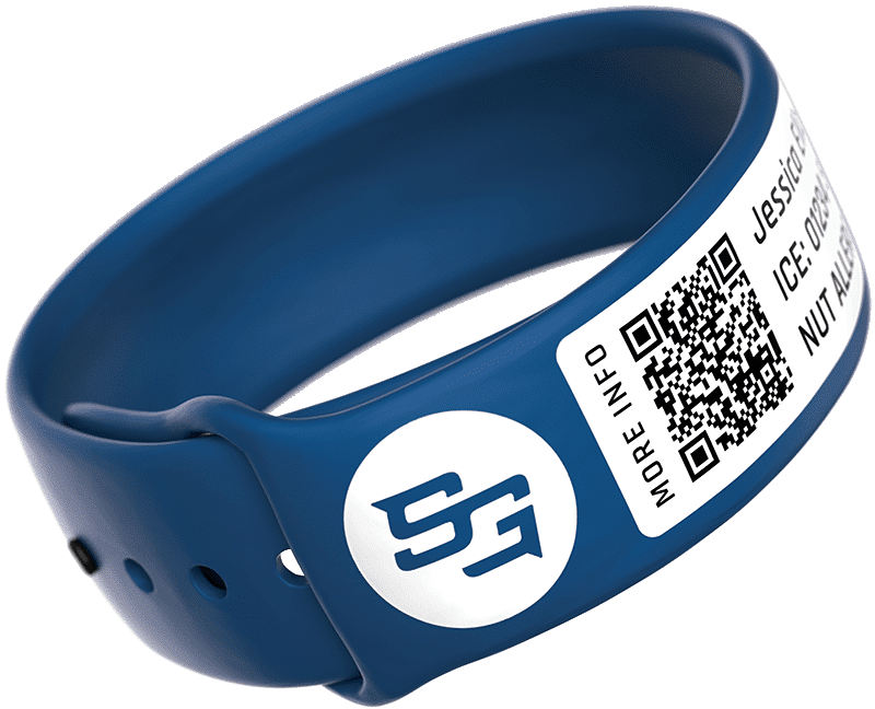 Sports Guardian 3D wristband red