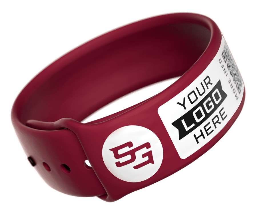 Sports Guardian affiliate wristband 3D red