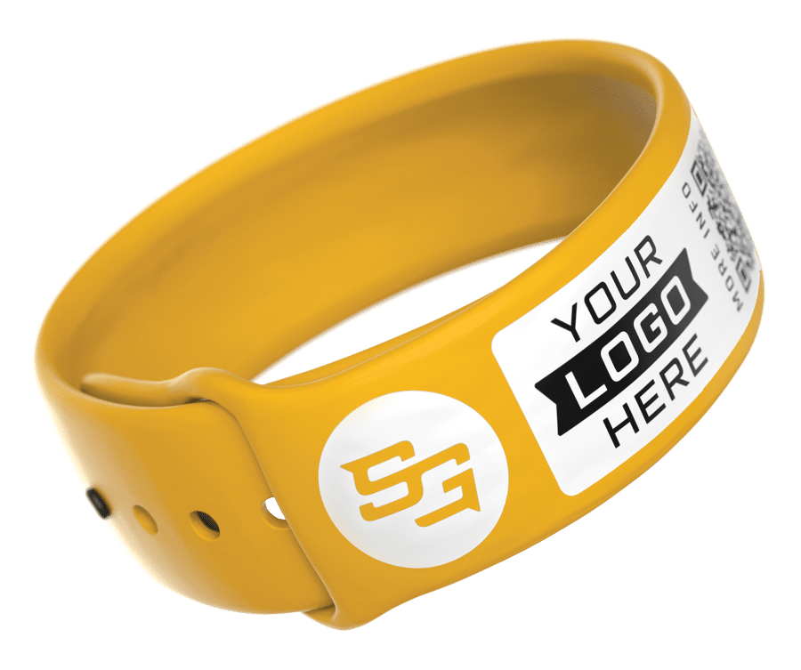 Sports Guardian partner wristband 3D yellow