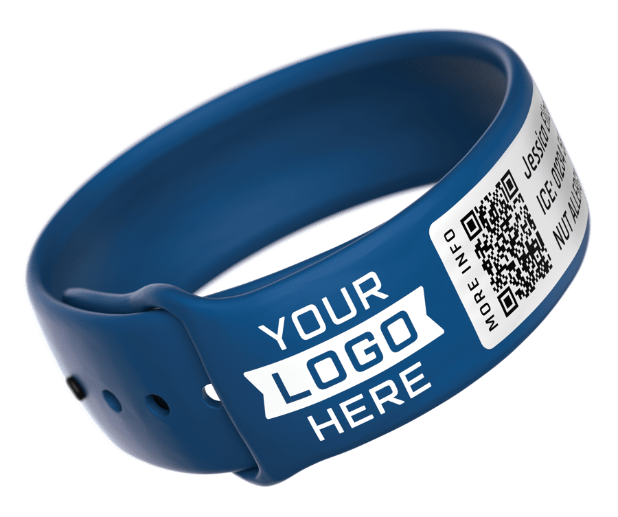 Sports Guardian partner wristband 3D blue